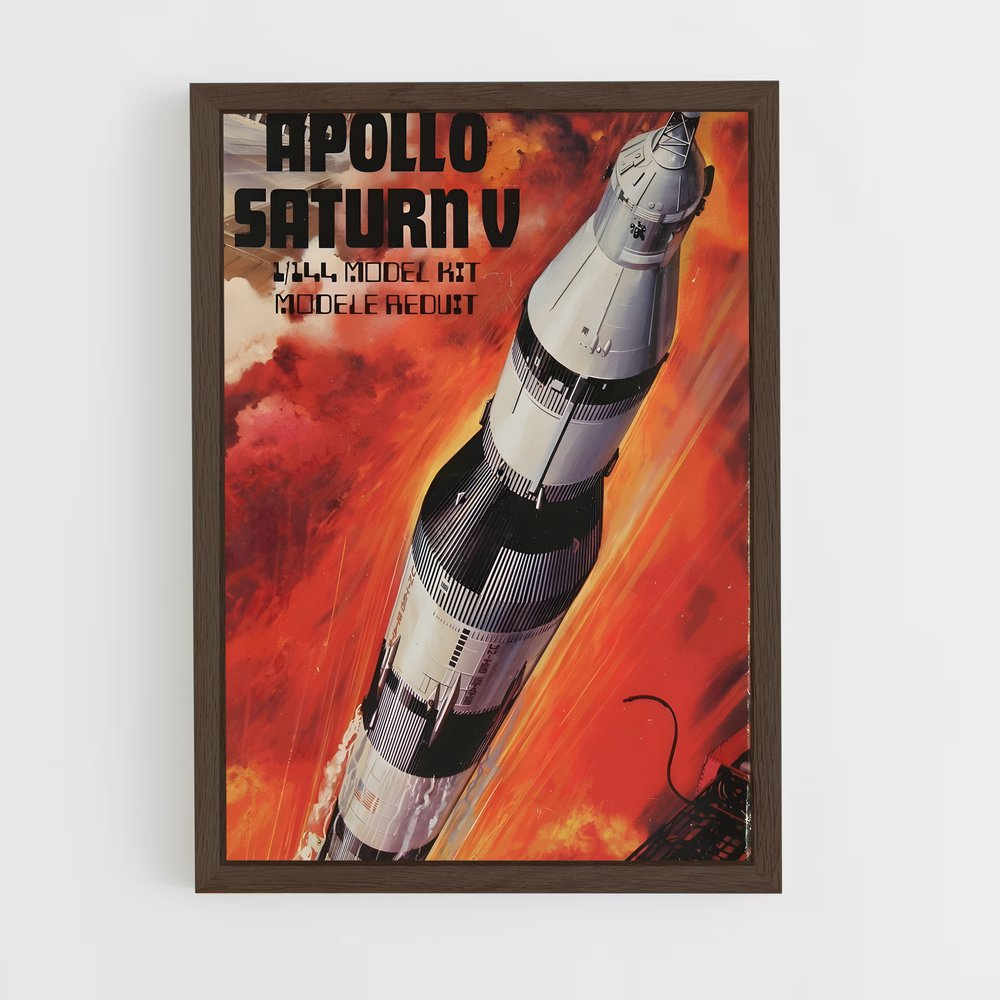 ap-saturn v-2 cadre Bois foncé