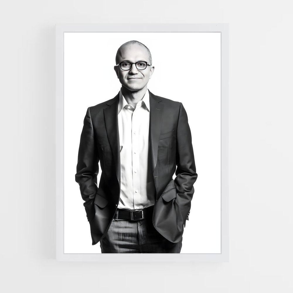ap-satya nadella-2 cadre Blanc