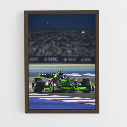 ap-sauber f1 team-7 cadre Bois foncé