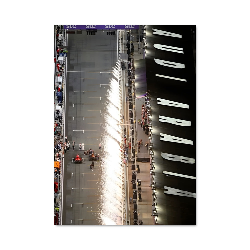 Poster Grand Prix Saudi Arabia: Le Départ