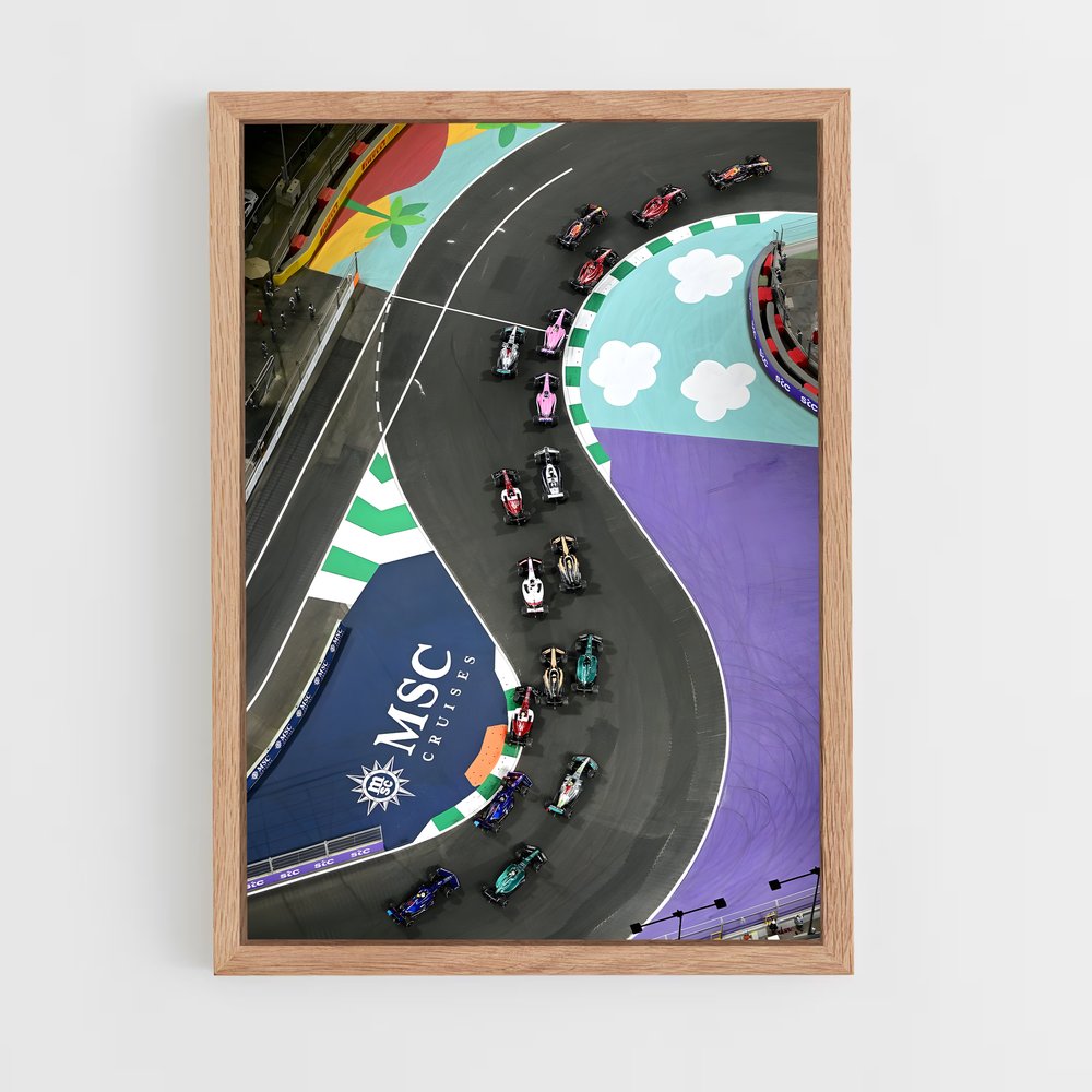 ap-saudi arabian grand prix-2 cadre Bois clair