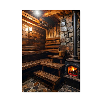 Poster Chaleur de Bois