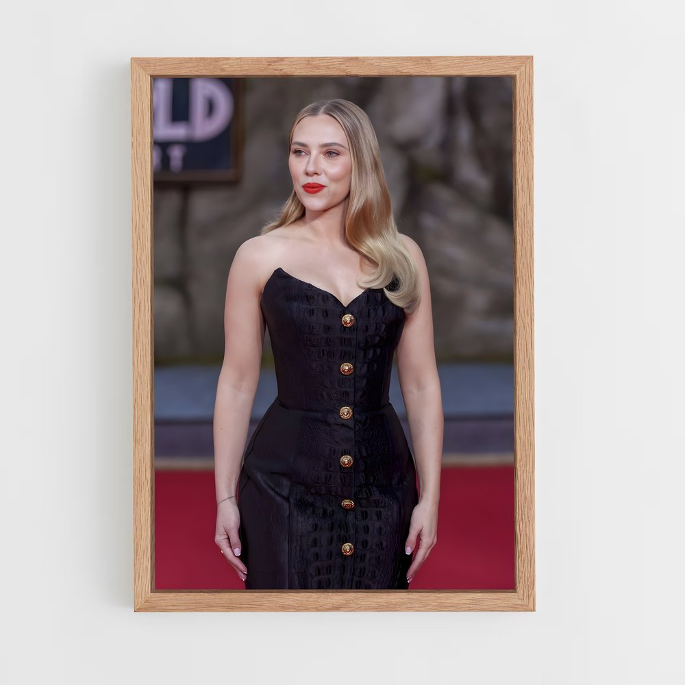 ap-scarlett johansson-10 cadre Bois clair