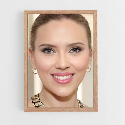 ap-scarlett johansson-5 cadre Bois clair