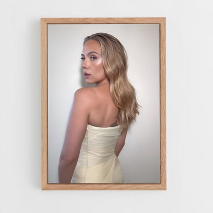 ap-scarlett johansson-8 cadre Bois clair