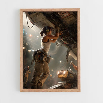 ap-sci-fi-1 cadre Bois clair