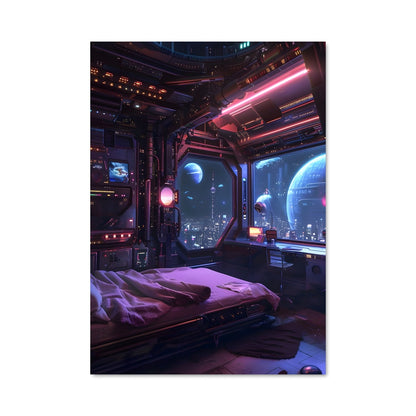 Poster Horizon Futuriste