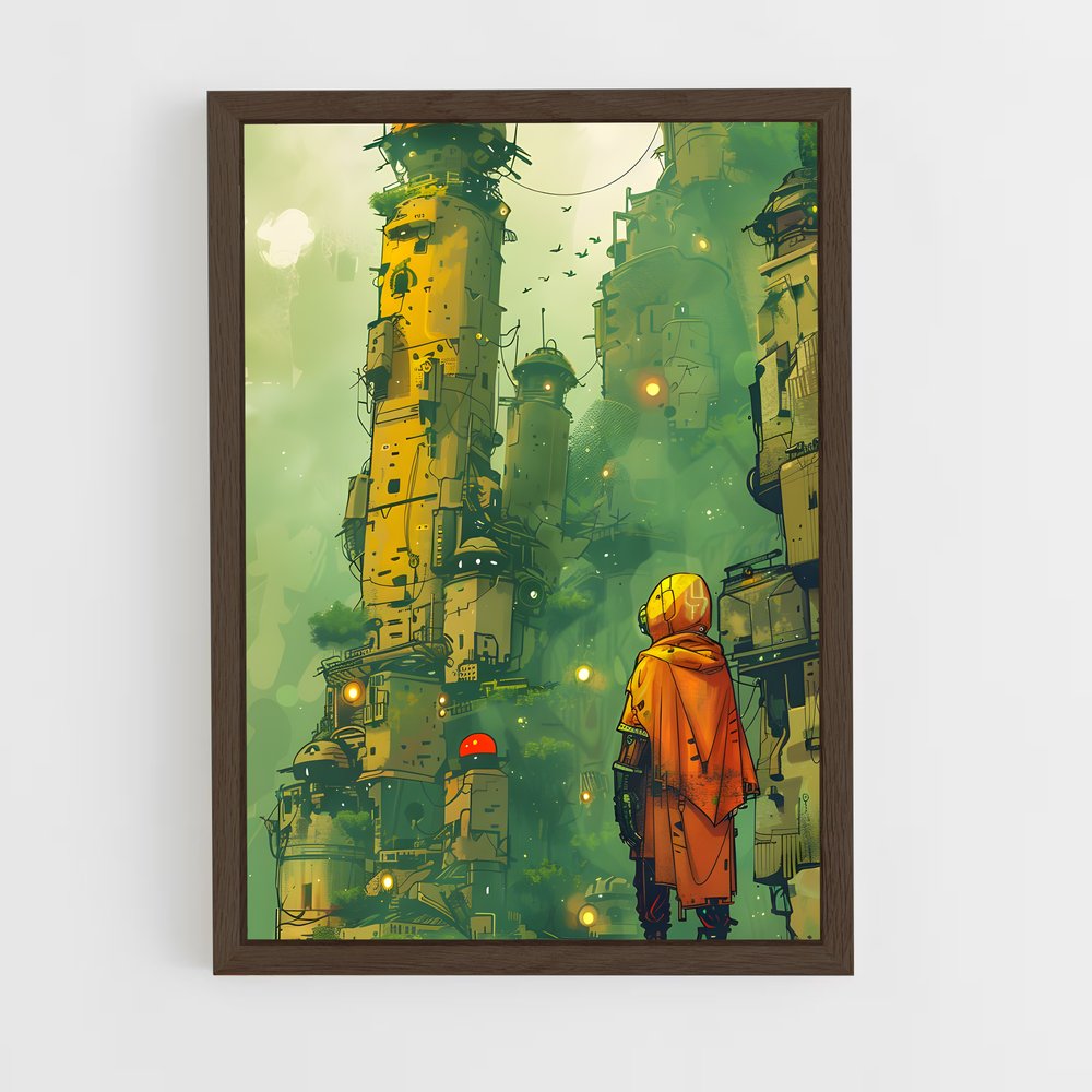 ap-sci fi art-10 cadre Bois foncé