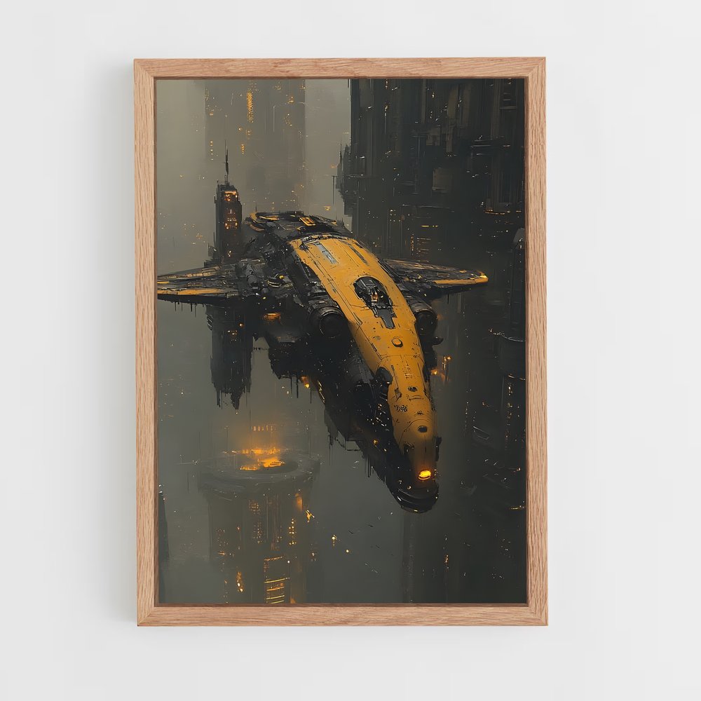 ap-sci fi art-3 cadre Bois clair