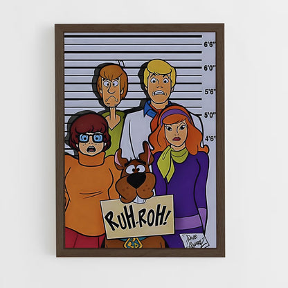 ap-scooby-doo-1 cadre Bois foncé
