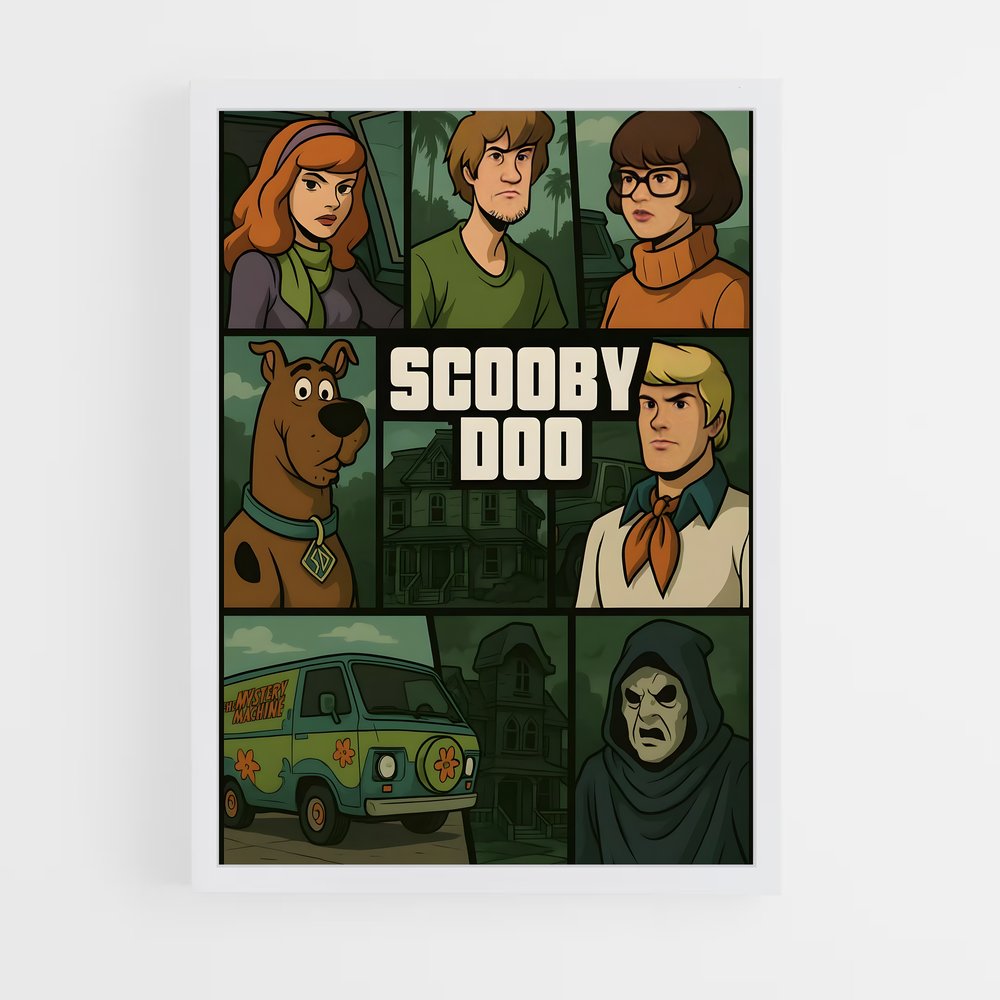 ap-scooby-doo-9 cadre Blanc