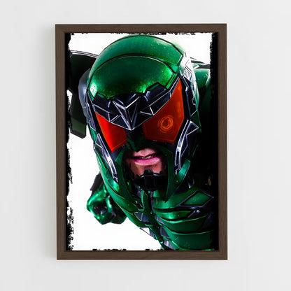 ap-scorpion spider-man-7 cadre Bois foncé