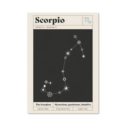 Poster Étoile Scorpion