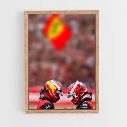ap-scuderia ferrari-7 cadre Bois clair