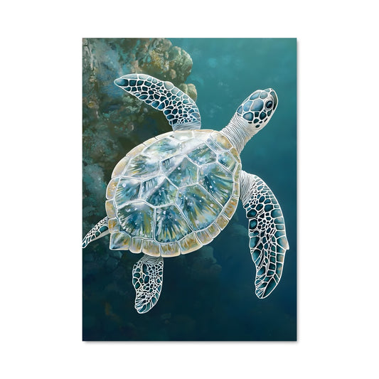 Poster Sea turtle 84344