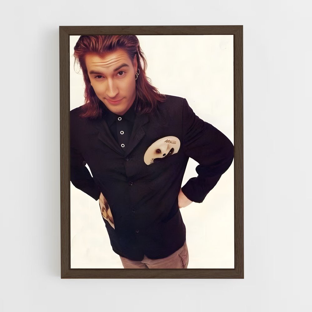 ap-sean kinney-3 cadre Bois foncé