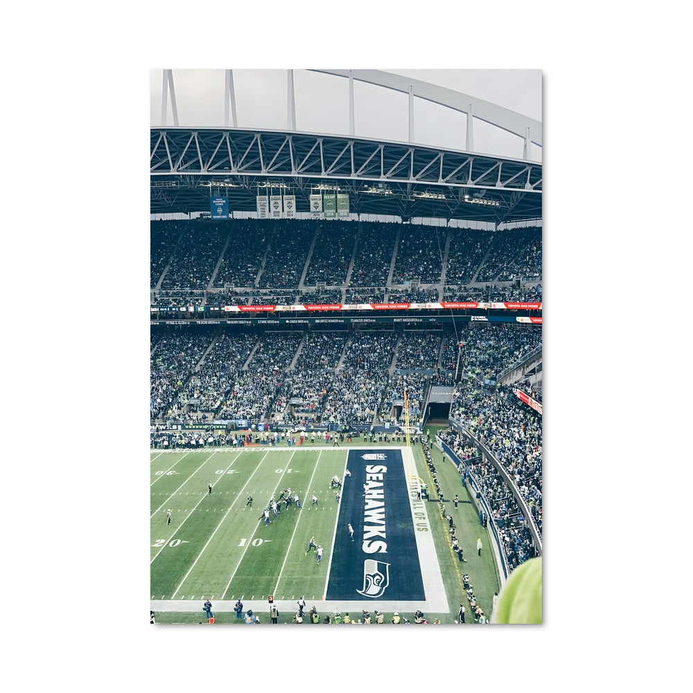 Poster La Ferveur des Seahawks
