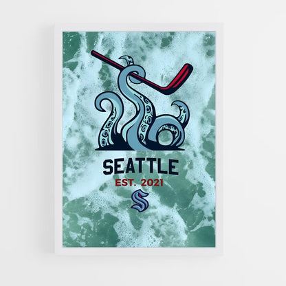 ap-seattle kraken-2 cadre Blanc