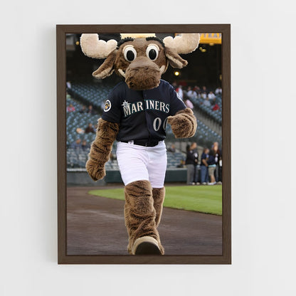 ap-seattle mariners-4 cadre Bois foncé