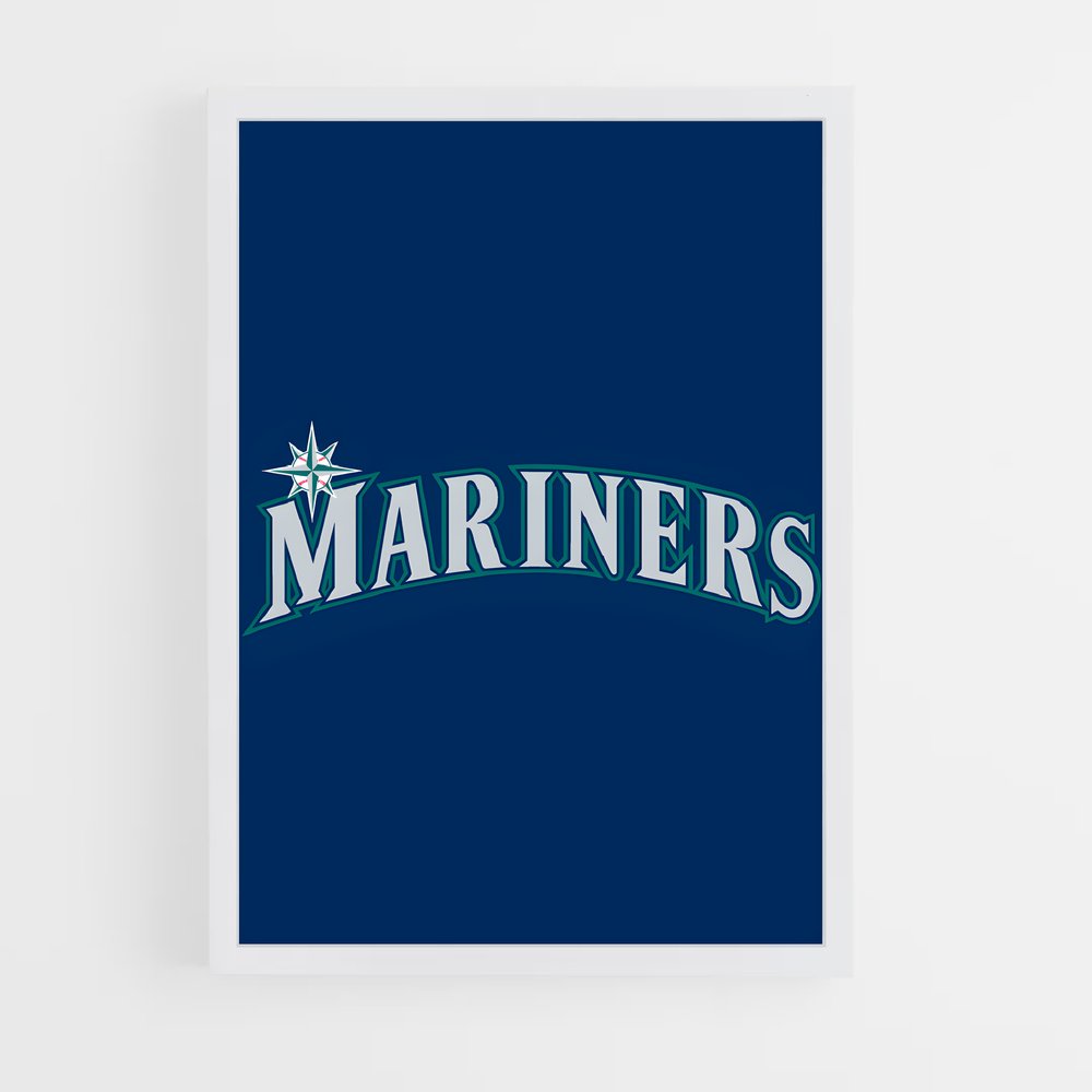 ap-seattle mariners-7 cadre Blanc