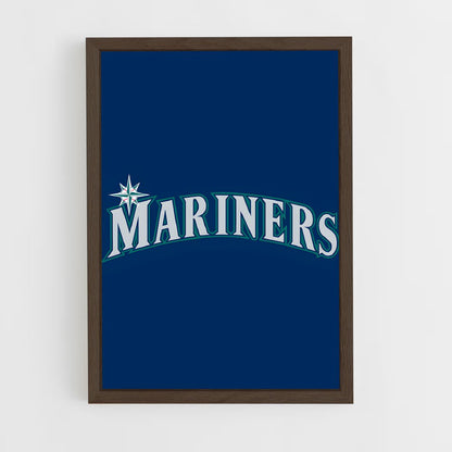 ap-seattle mariners-7 cadre Bois foncé