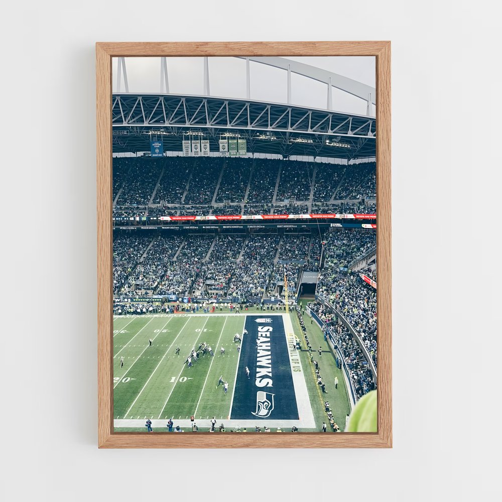 ap-seattle seahawks-1 cadre Bois clair