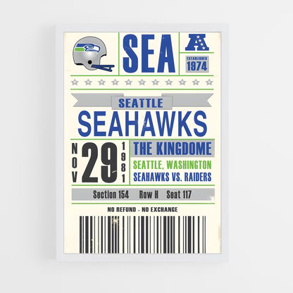 ap-seattle seahawks-6 cadre Blanc