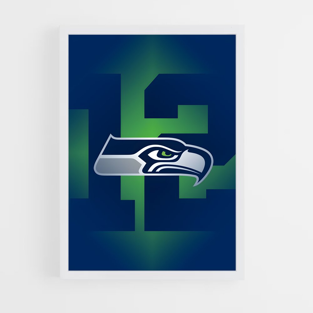 ap-seattle seahawks-9 cadre Blanc