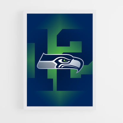 ap-seattle seahawks-9 cadre Blanc