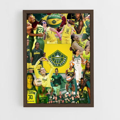 ap-seattle storm-2 cadre Bois foncé