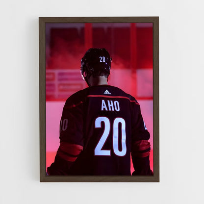ap-sebastian aho-2 cadre Bois foncé
