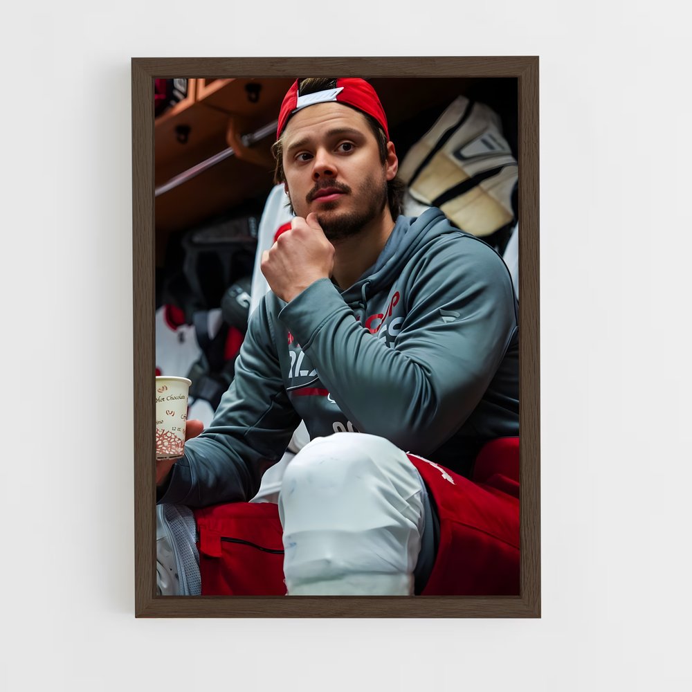 ap-sebastian aho-3 cadre Bois foncé