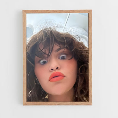 ap-selena gomez-8 cadre Bois clair