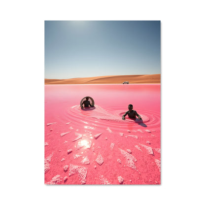 Poster Le Lac Rose