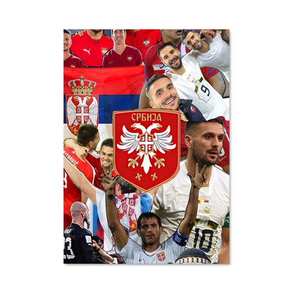 Poster Serbia national football team 72911