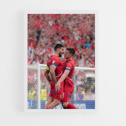ap-serbia national football team-9 cadre Blanc