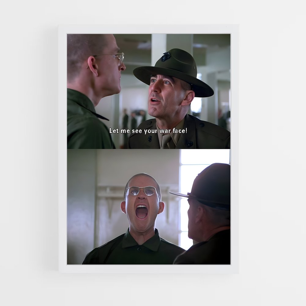 ap-sergeant hartman-2 cadre Blanc