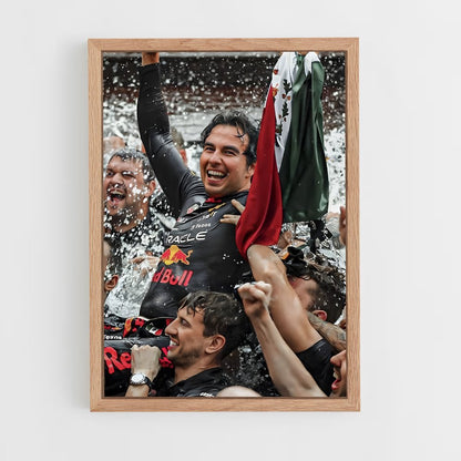 ap-sergio perez-2 cadre Bois clair