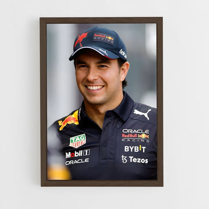 ap-sergio perez-3 cadre Bois foncé
