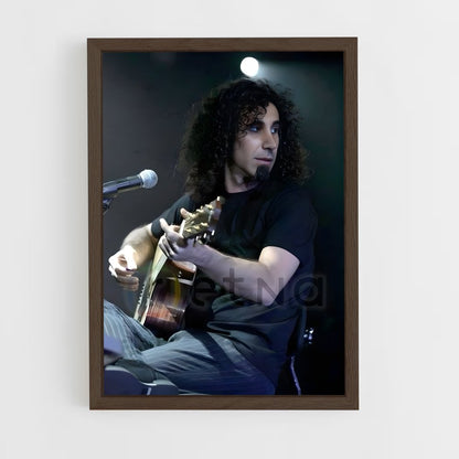 ap-serj tankian-2 cadre Bois foncé