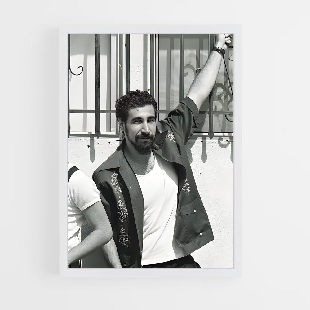 ap-serj tankian-3 cadre Blanc