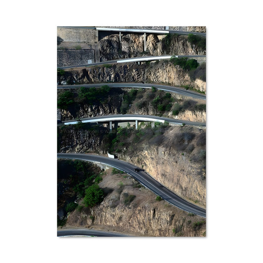 Poster Route Sinueuse