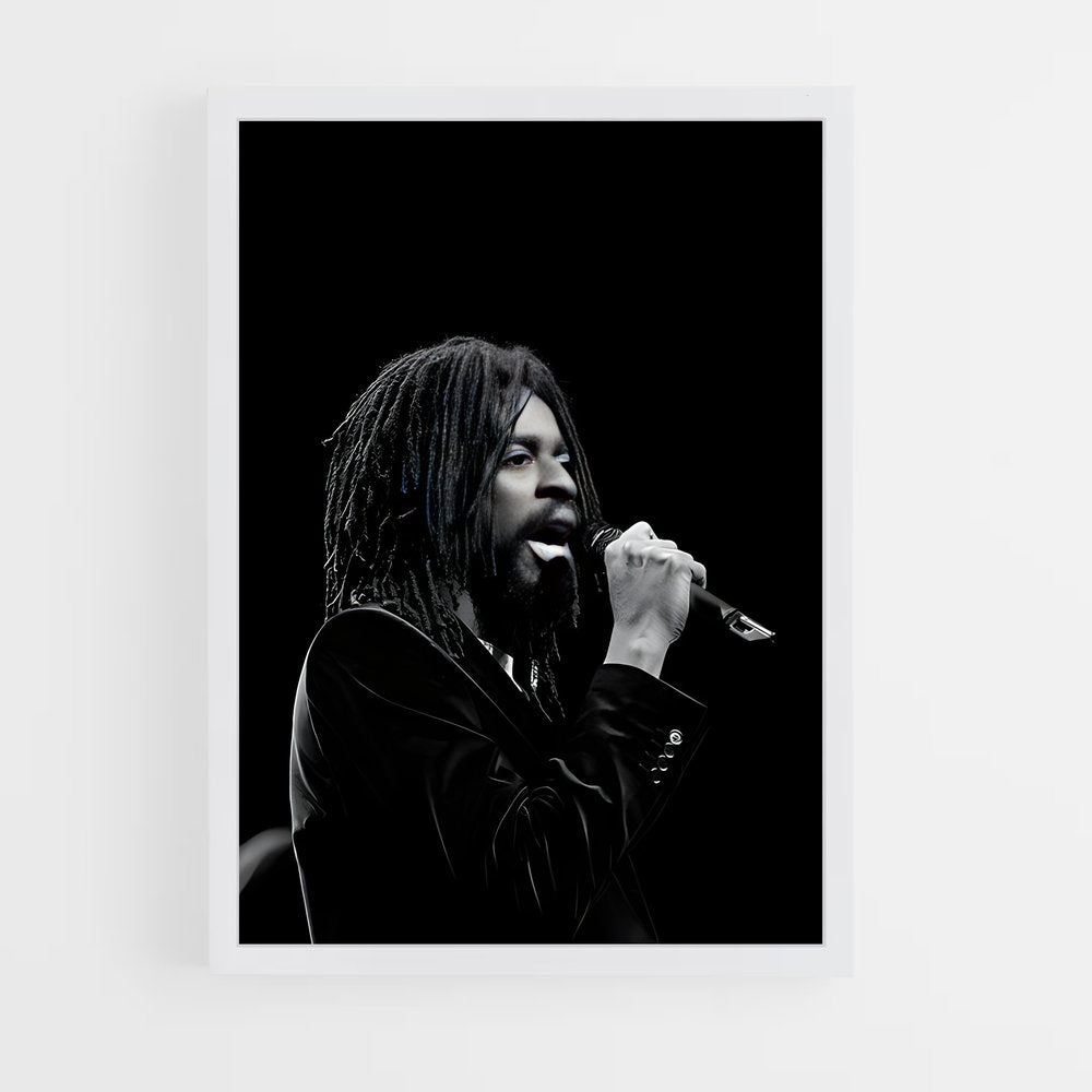 ap-seu jorge-9 cadre Blanc