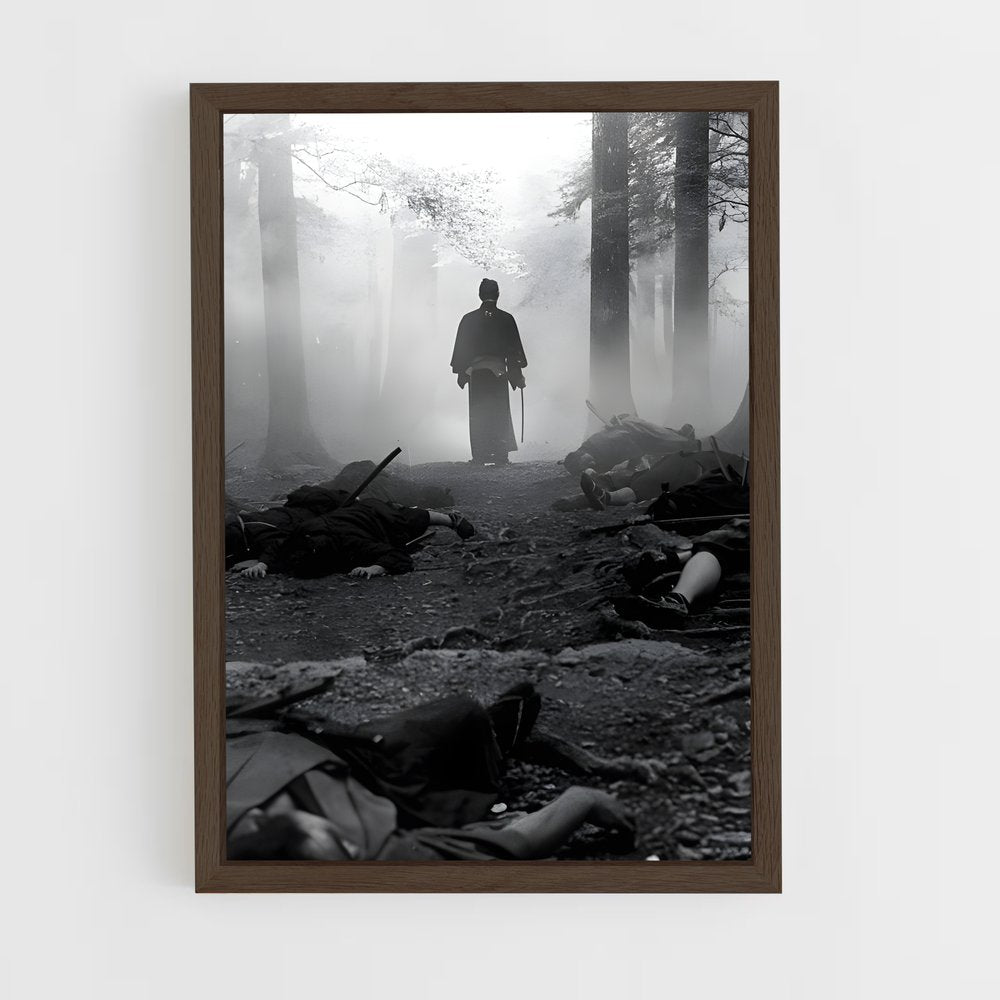 ap-seven samurai-1 cadre Bois foncé