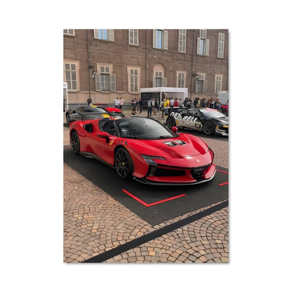 Poster Ferrari Chic