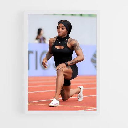 ap-sha'carri richardson-3 cadre Blanc