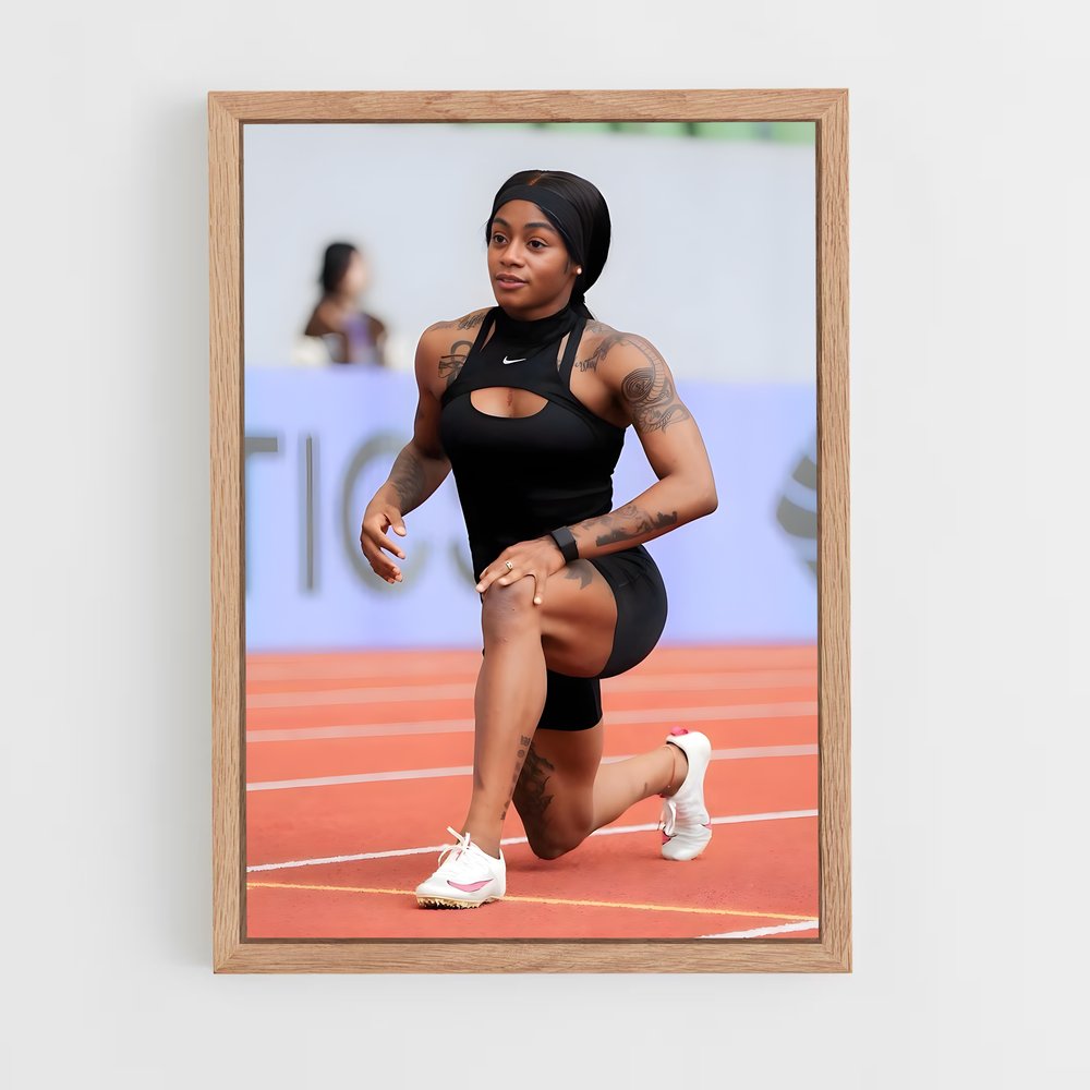 ap-sha'carri richardson-3 cadre Bois clair
