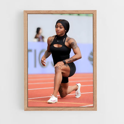 ap-sha'carri richardson-3 cadre Bois clair