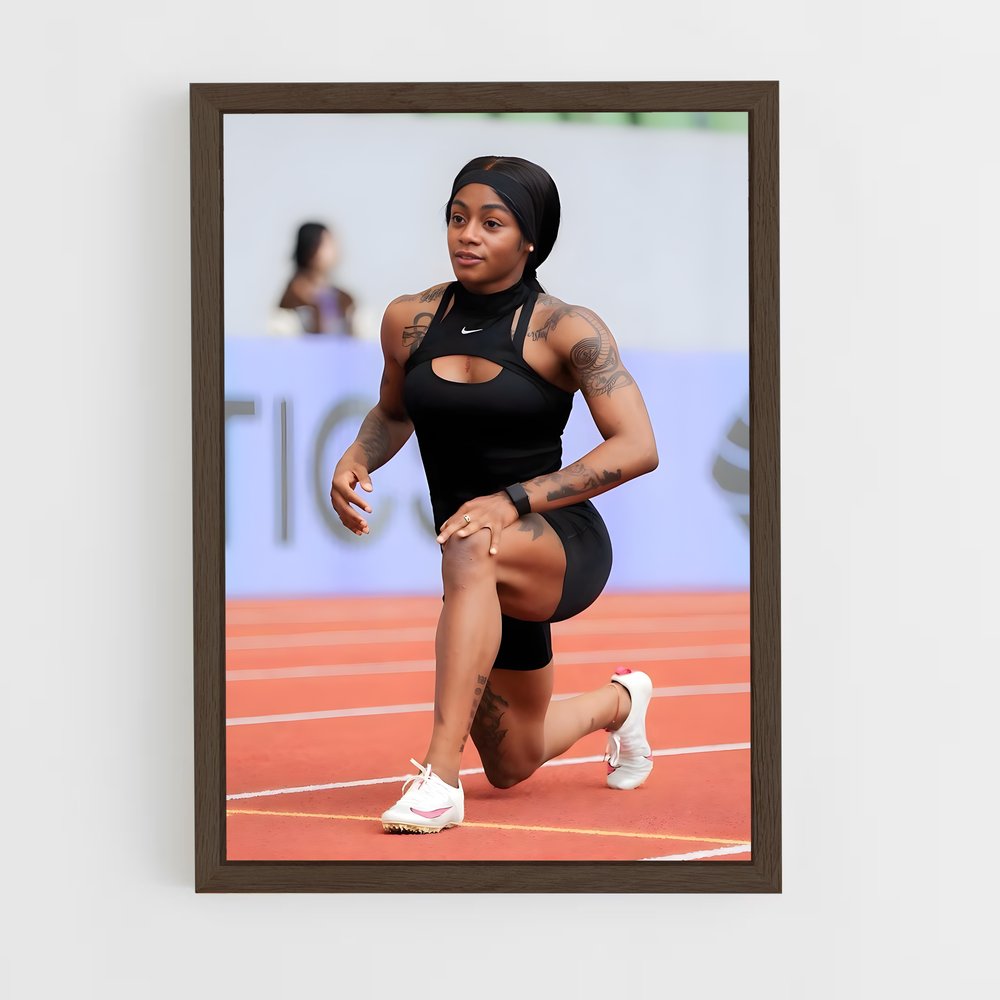 ap-sha'carri richardson-3 cadre Bois foncé