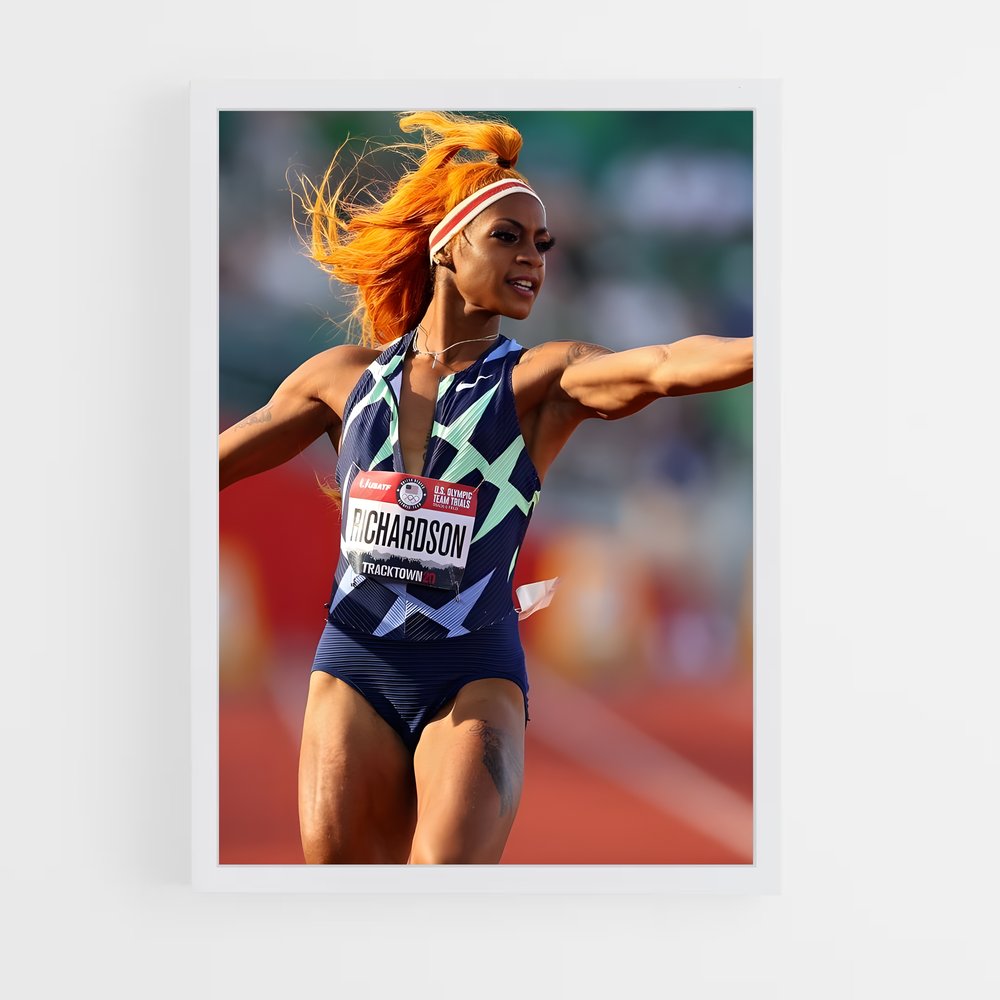 ap-sha'carri richardson-6 cadre Blanc